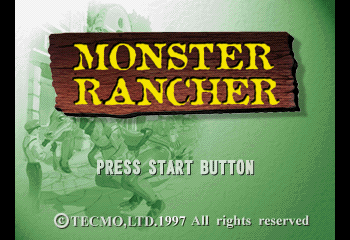 Monster Rancher Title Screen